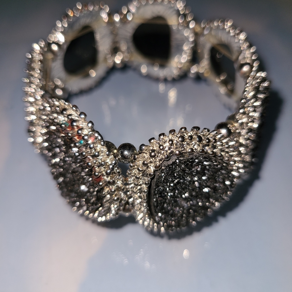 Black and Silver Bracelets
